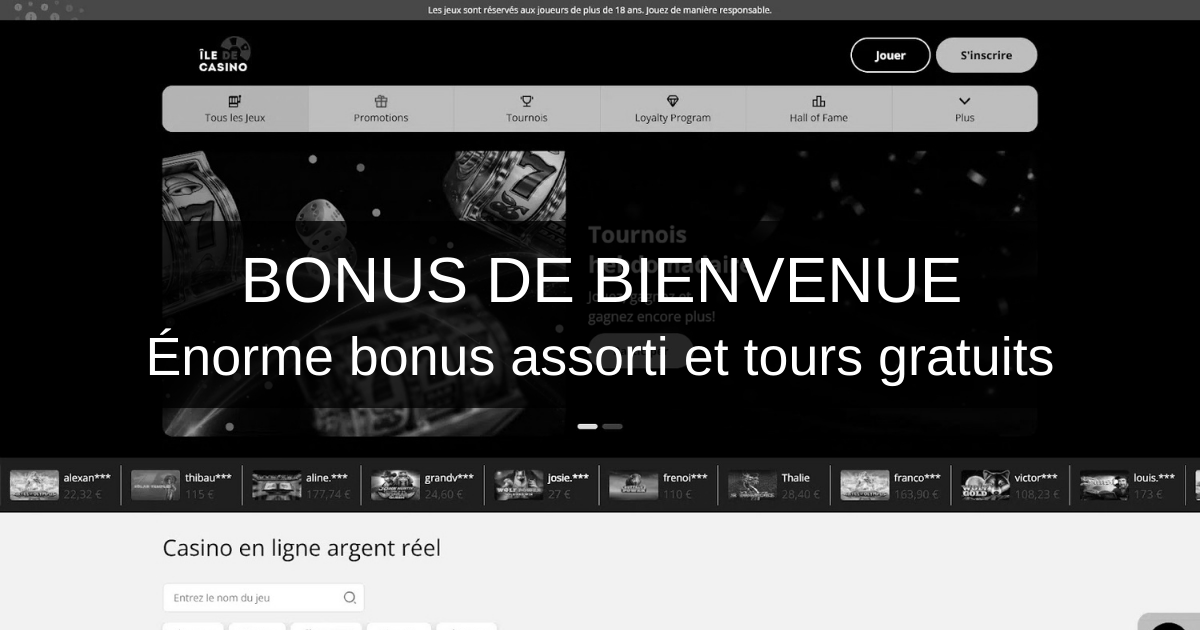 Ile De Casino banner